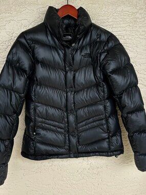 The North Face Womens 700 Fill Down Jacket Medium Black Winter Puffer